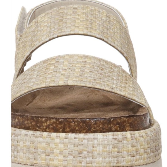 BRAND NEW IN BOX-Max-1 Natural Combo Pierre Dumas Wedge Sandals-SIZE 8 - Picture 4 of 7